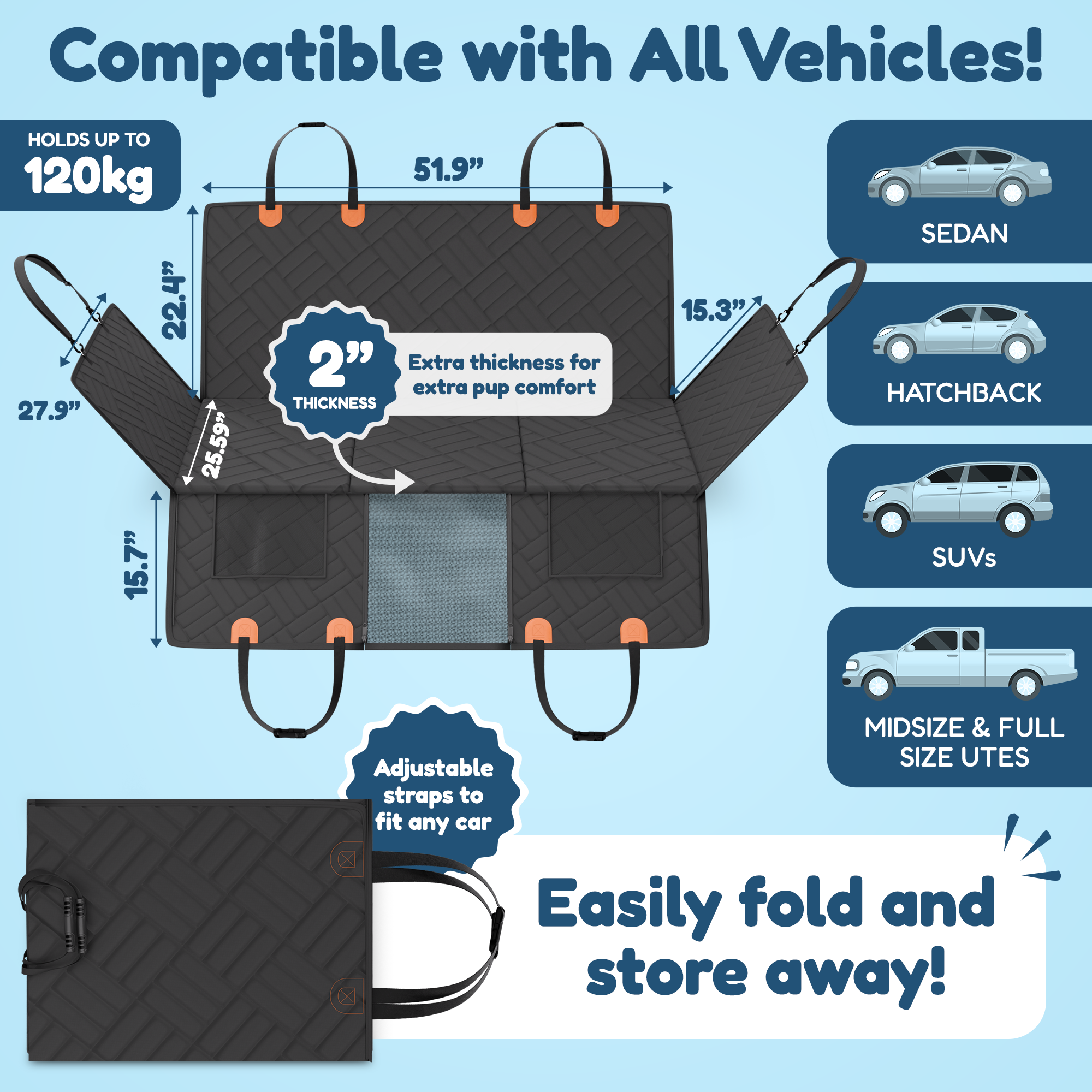 Hard Bottom Car Seat Cover