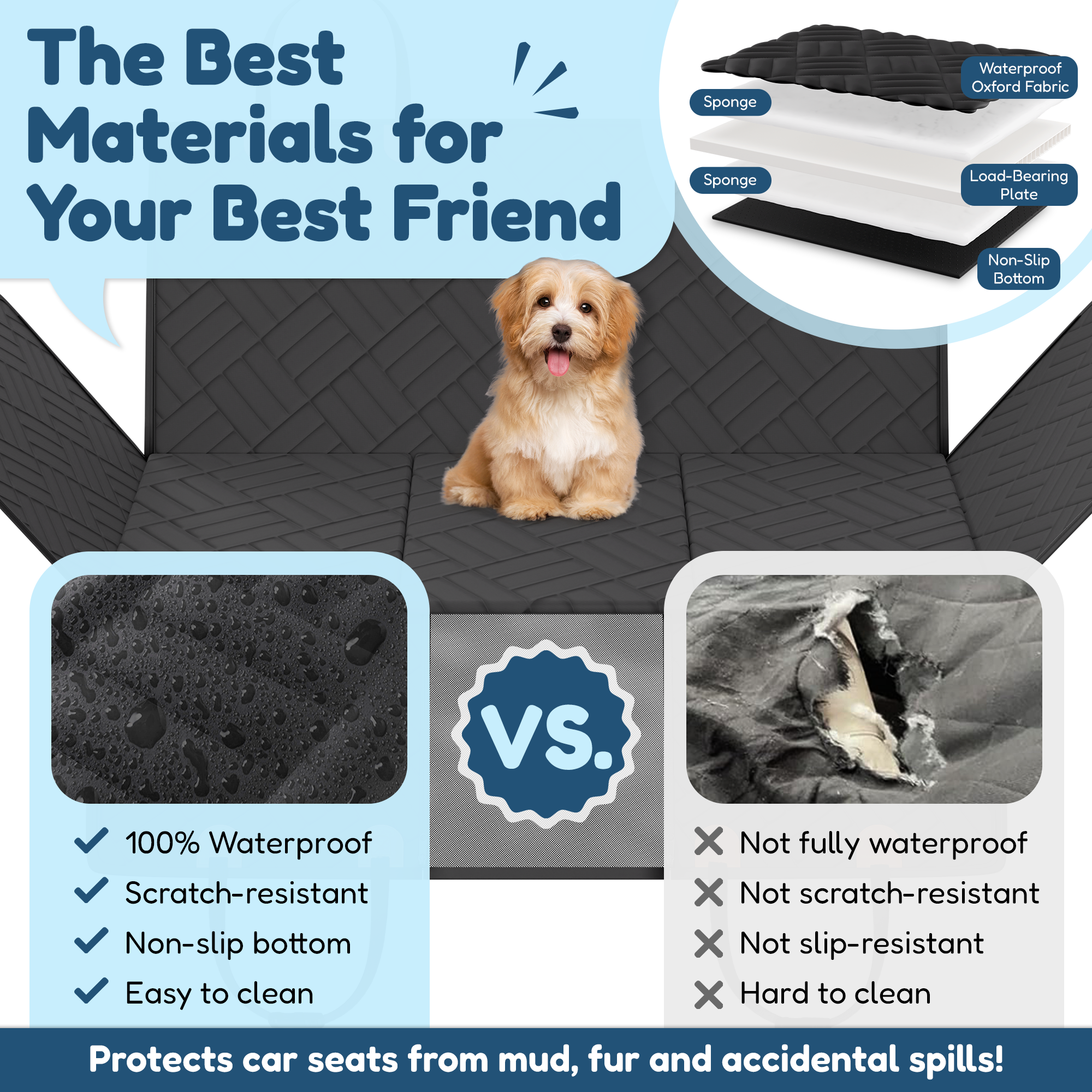 Hard Bottom Car Seat Cover